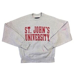 Vintage JanSport St Johns University Sweatshirt Mens Small Made USA 90s Thrashed